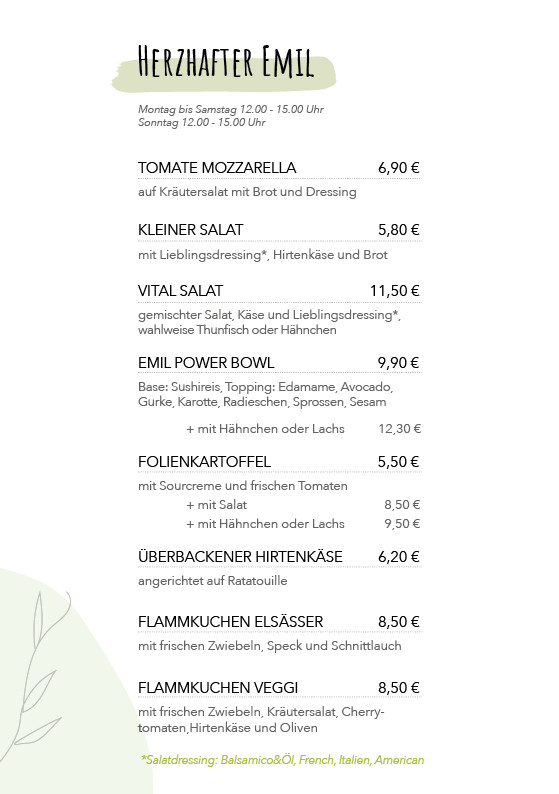 Rostock Gartencenter | Café Emil