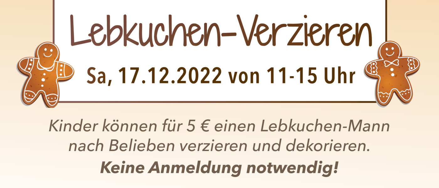 Lebkuchen verzieren für Kinder