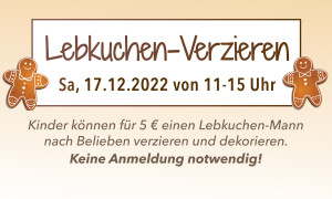 Lebkuchen verzieren für Kinder