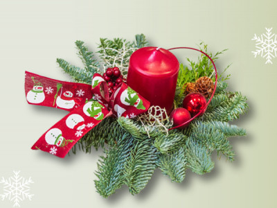 Adventsgesteck