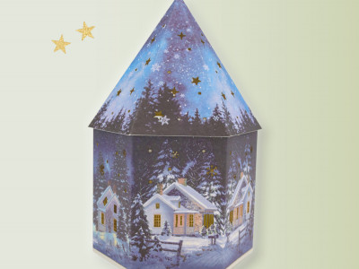 LED Papierhaus